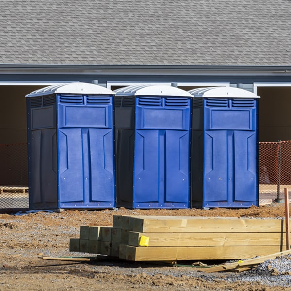 are there any restrictions on where i can place the portable restrooms during my rental period in Stafford Springs Connecticut